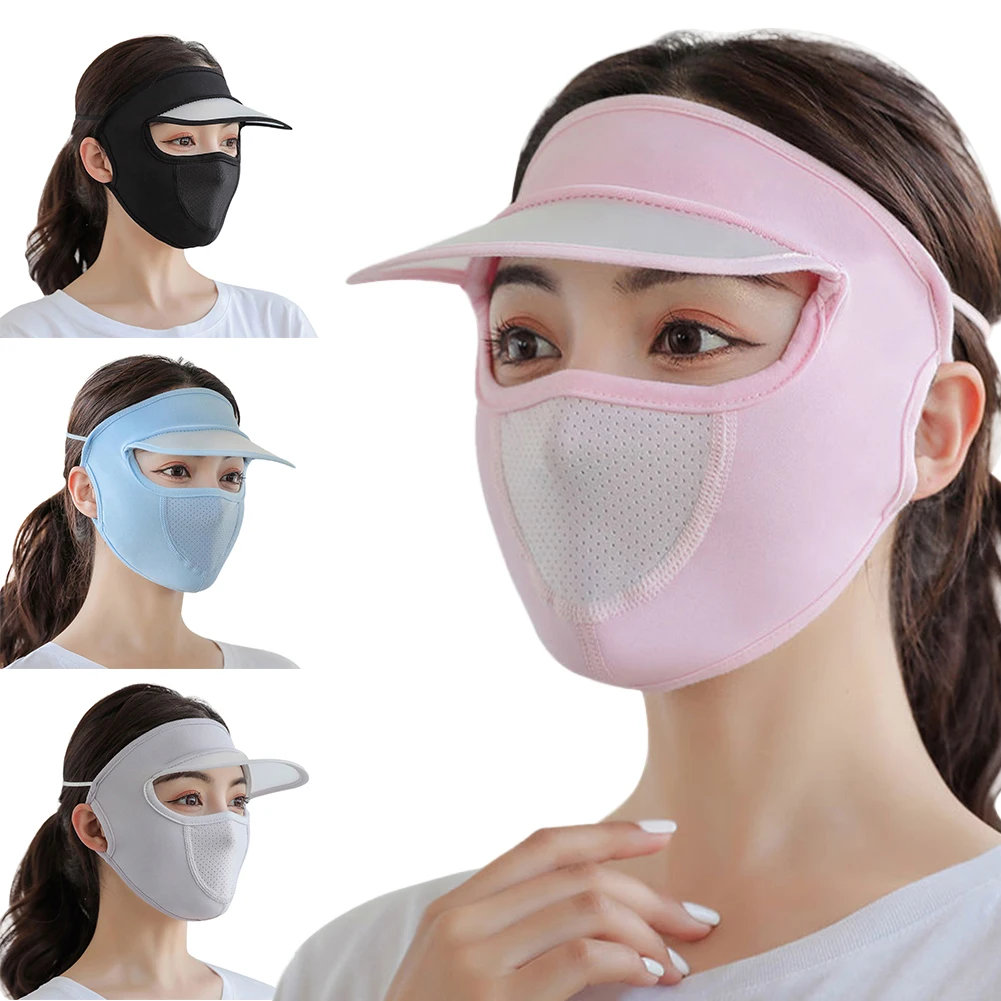 UV Face Mask Full Face Mask Breathable Sun UV Protection Scarf Soft Outdoor Sport Cycling Cap for Men Women 4