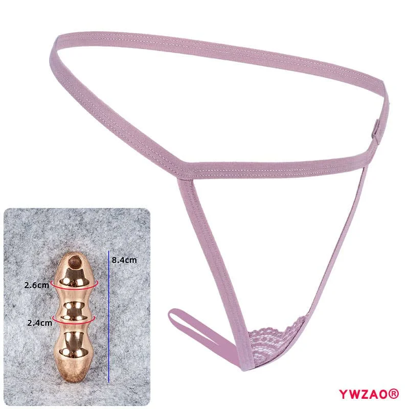 YWZAO Erotische String Producten voor Volwassenen Plug Dames Speelgoed Dames Lingerie Dildo Anale Seks Onzichtbare Billen Anus Slipje N20 Combinatie_voghion.com