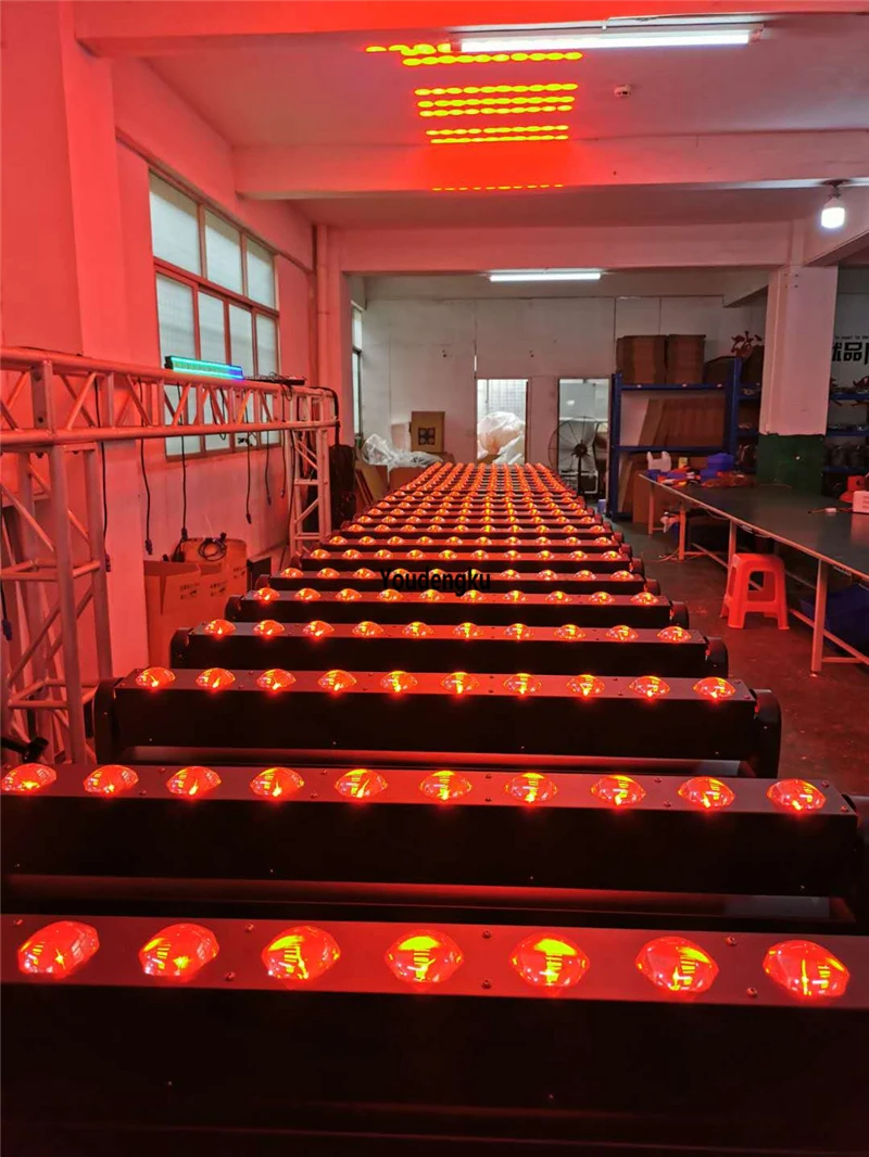 2 pieces 10x40w rgbw dmx led beam moving head bar light Party Dj stage led movin