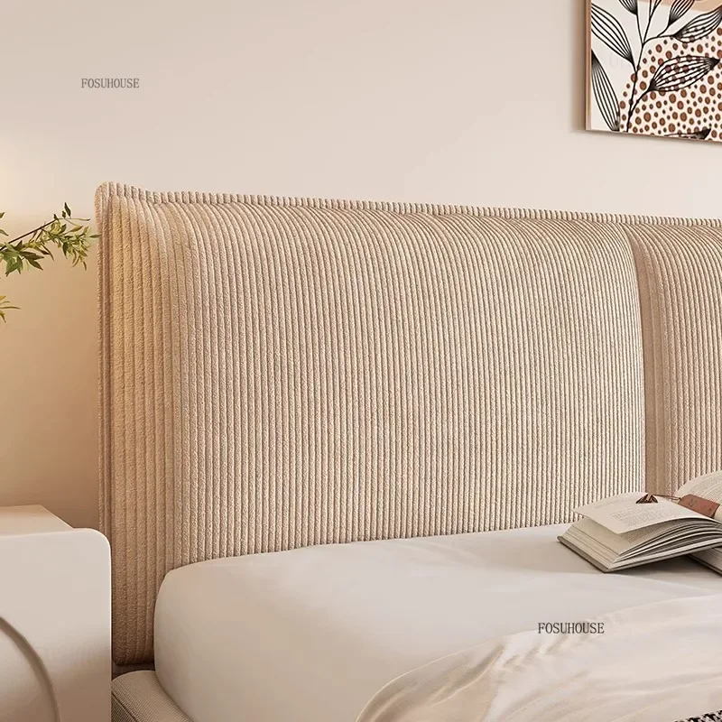European Corduroy Bed Headboards for Bedroom Soft Backrest New Headboards Stylish Multifunctional Bedroom Furniture for Home