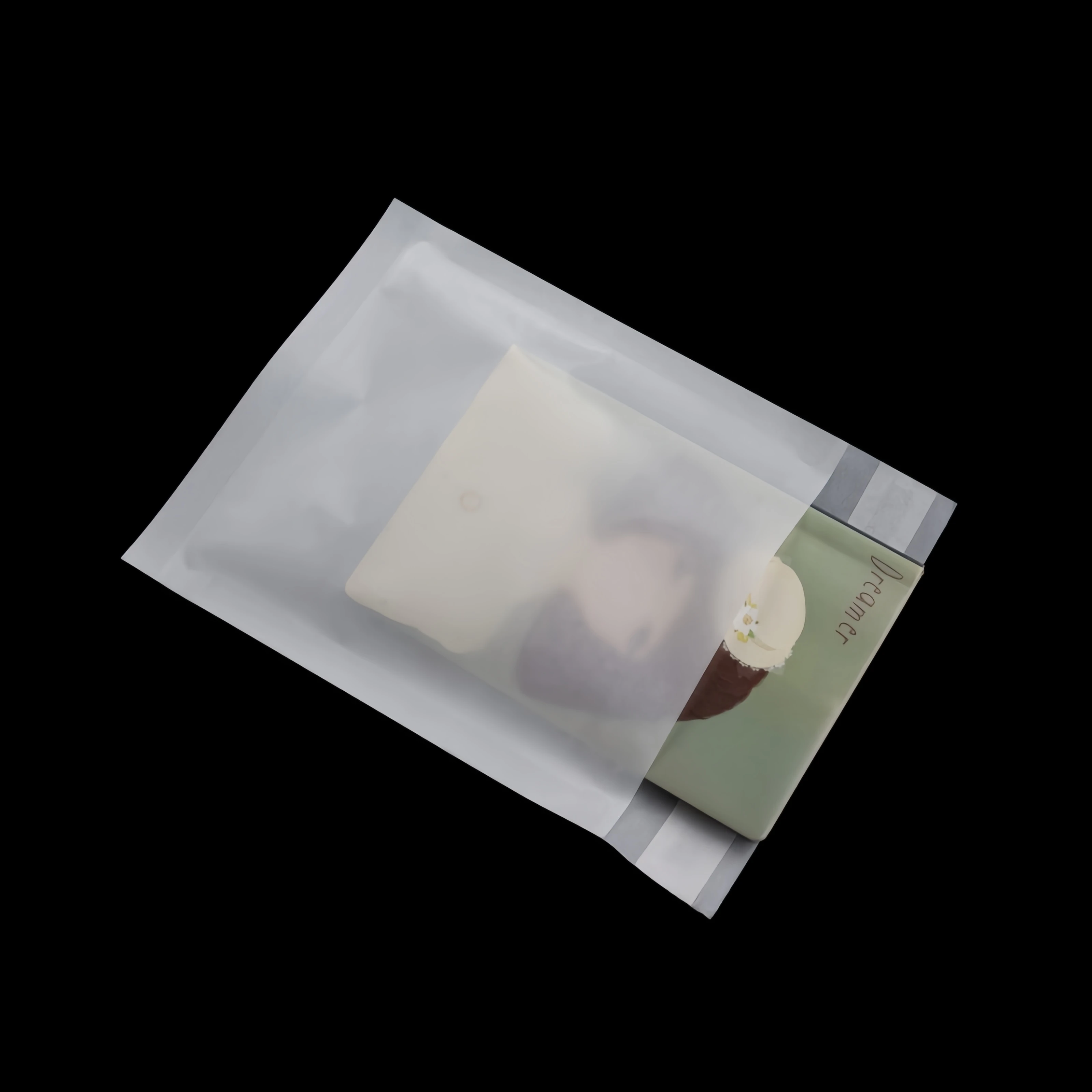 Eco-Friendly Biodegradable Self-Adhesive Semi-Transparent Bags