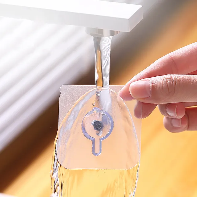 2/10Db Ragasztófali Csavarok Lógó Körmök Falhorog Önmaga Ragasztó Nincs Fúrás Nem Nyomvonal Fali Matricák - Image 6