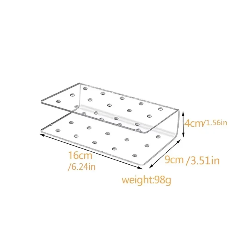 Hole Cake Pop Stand Candy Display Acrylic Stand Clear Durable Candy Stand Baby Shower Wedding Party Birthday Dessert Placement