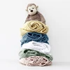 100% Linen Mattress Covers with Elastic Band Solid Color 1pc Fitted Sheet Soft Comfort Mattress Protector Queen King Size Bed 2