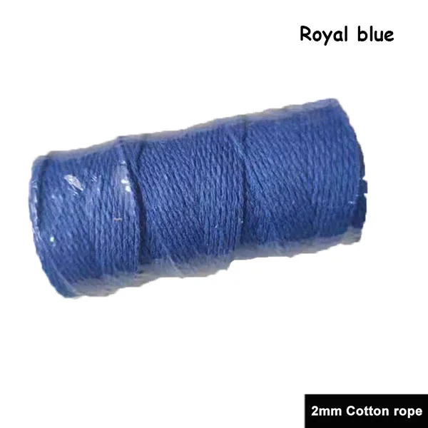 100M/Roll 100% Cotton Rope colorful twine Macrame cord string thread DIY Home Textile Wedding Decorative supply 