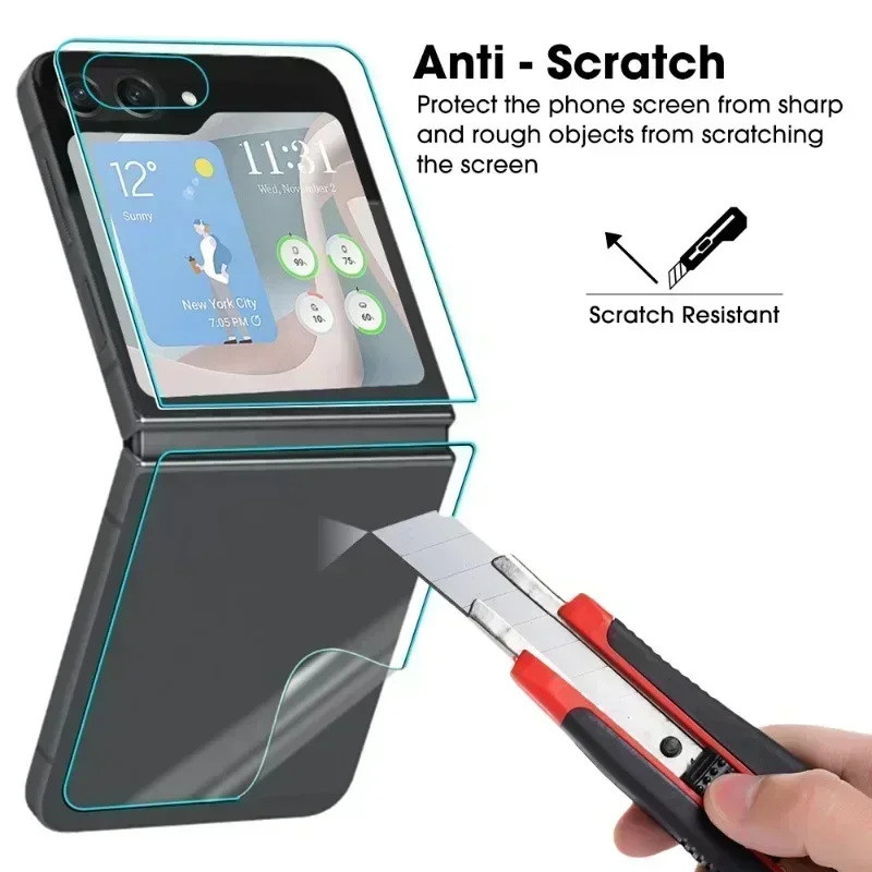 Clear Hydrogel Anti-Scratch Screen Protector Film