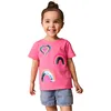 Jumping Meters 2-7T Rainbow New Designs Girls T Shirts Summer Children's Clothes Short Sleeve Kids Tees Tops Baby Costume Shirt 6