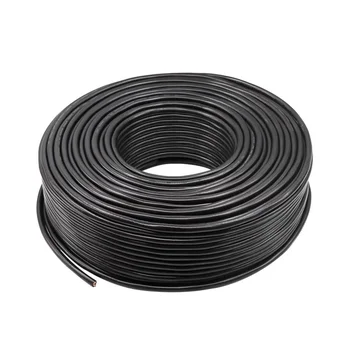 22 AWG 0.3MM2 RVV 2/3/4/5/6/7/8/10/12/14/16/18 코어 핀 구리 와이어 도체 전기 RVV 케이블 검정