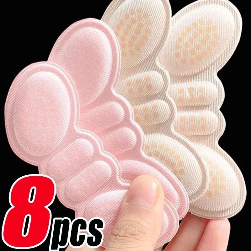 High Heel Inserts Pads Adjust Size Anti-wear Adhesive Insoles Protector Sticker Pain Relief Foot Care Shoes Cushion 1/4pairs For Shoe Insoles
