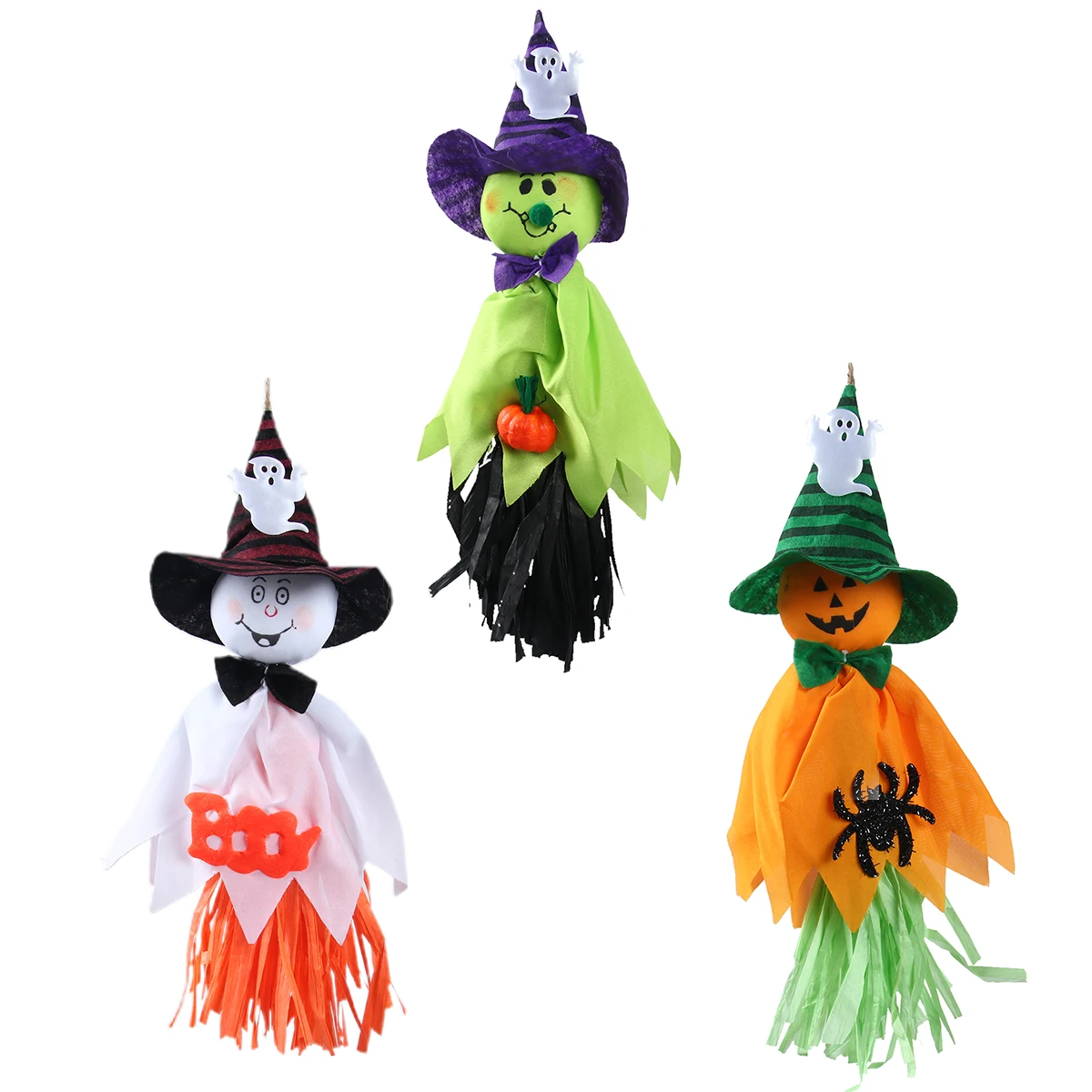 

Halloween Doll Pendant Ghost Festival Pumpkin Witch Ornaments Haunted House Decoration Props Happy Halloween Party Decorations