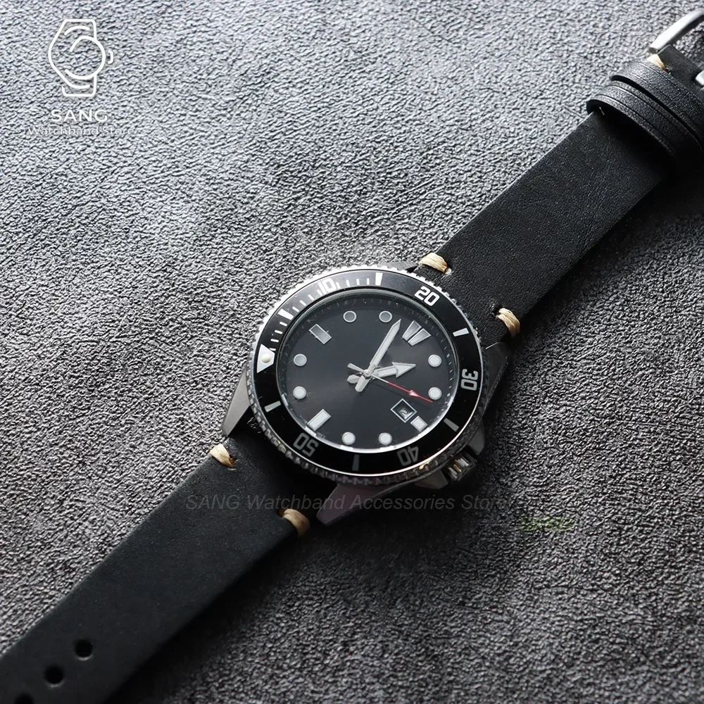 Vintage Leather Quick Release Watch Strap – Universal Replacement Bracelet