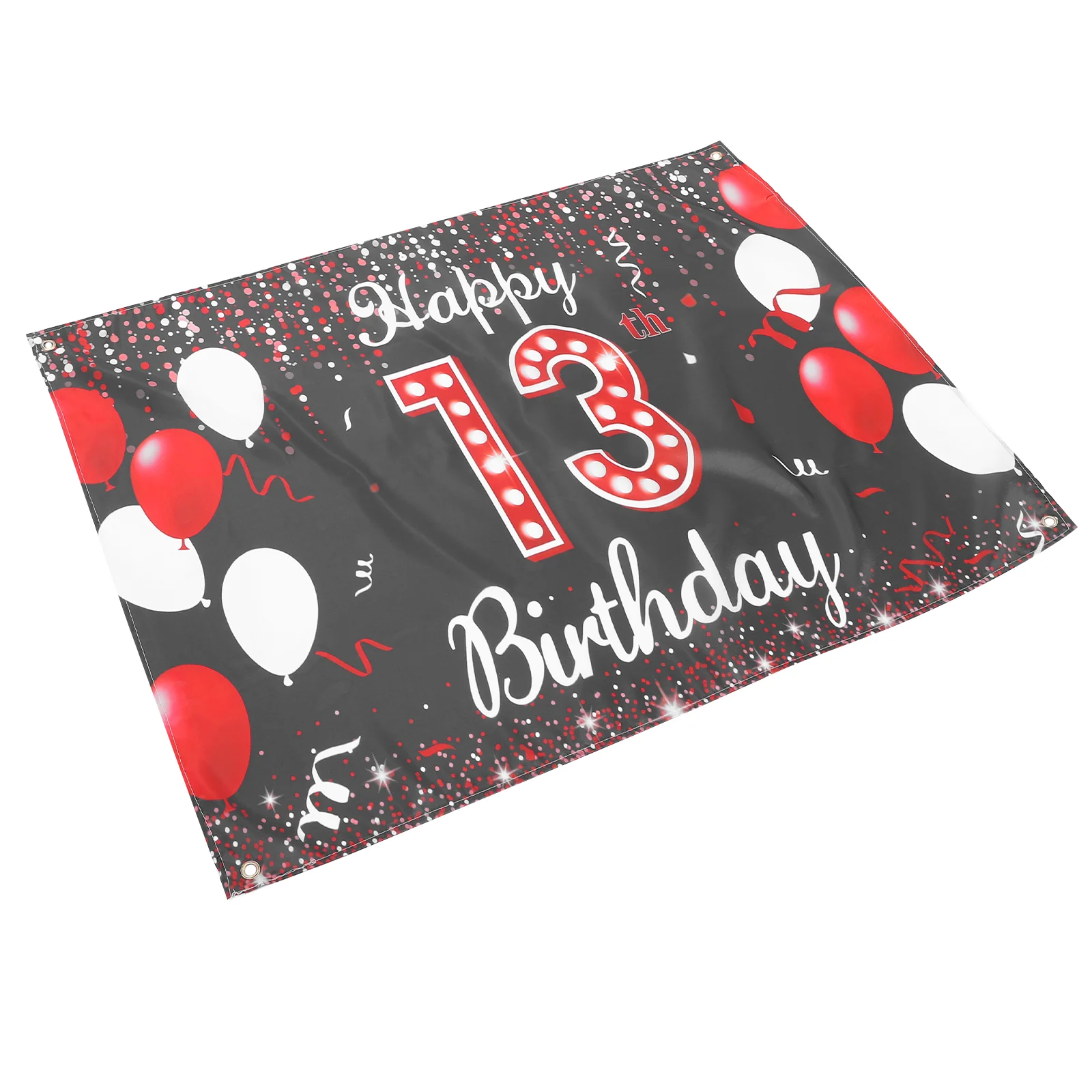 

Birthday Decoration Happy 13th Birthday Backdrop Banner 13 Birthday Party Photo Booth Props Decor