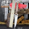 LENGREN Darter EDC Tactical small fixed knife 14C28N Steel Sharp Survival Knife K Sheath 2