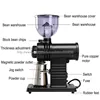 Electric Coffee Grinder (220V-240V) / flat Titanium burr 78mm / 10 steps can be set (White) (Black)(Yellow) 4
