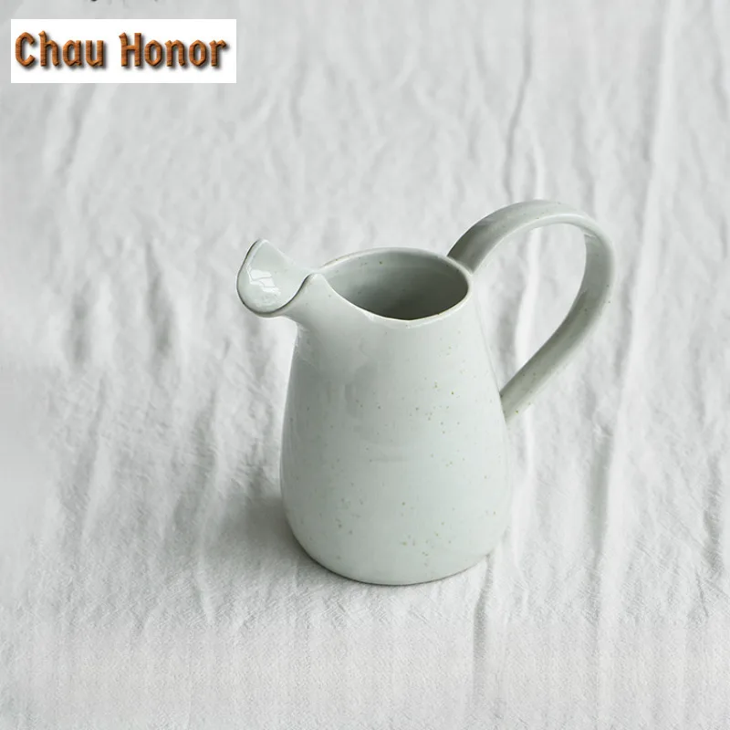 330ml Hand-painted Coarse Pottery Tea Pitcher Tea Coffee Divider Cha Hai Dispenser Justice Cup Tea Fair Mug For Tea Supplies