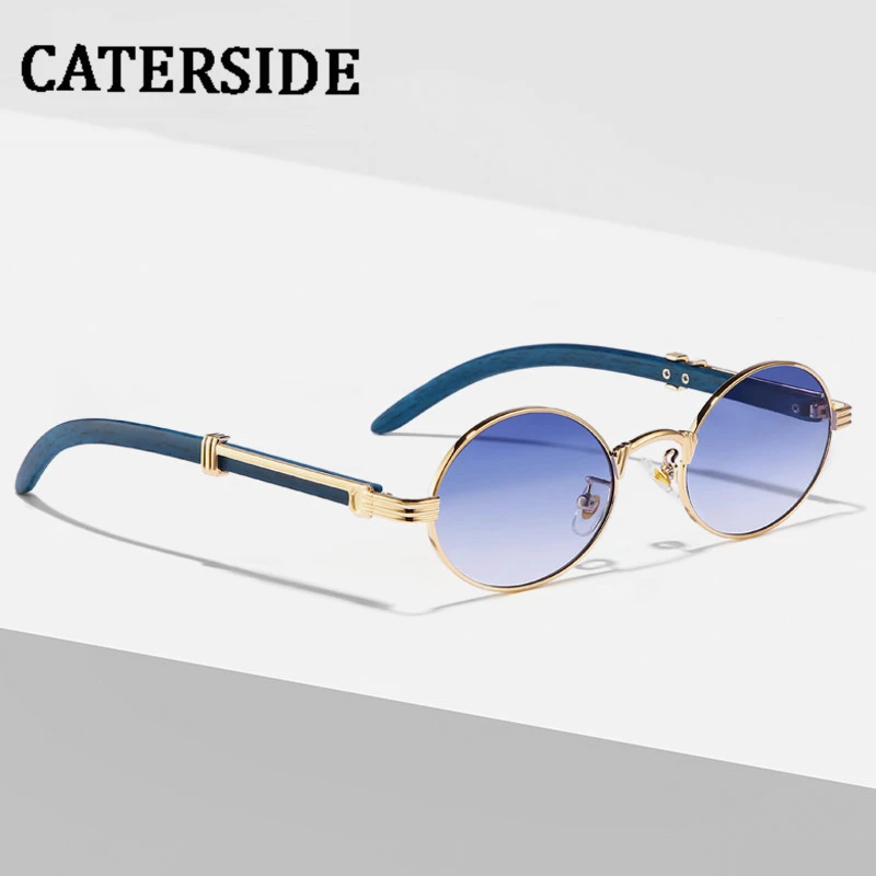 CATERSIDE Retro Square Sunglasses Men Women 2022 Luxury Brand