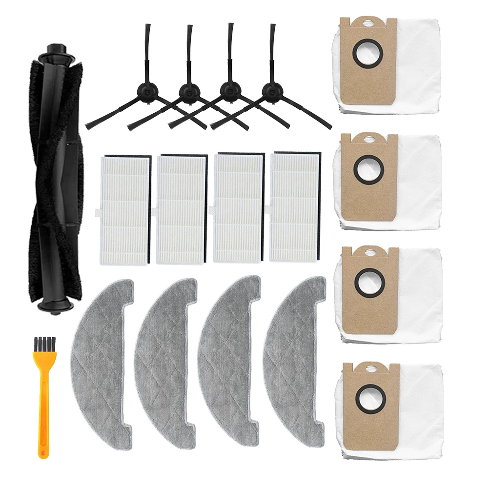 

Аксессуары для робота-пылесоса XIAOMI VIOMI S9, основная щетка, пылесборники, Швабра, ткань, боковая щетка, запчасти для фильтра НЕРА