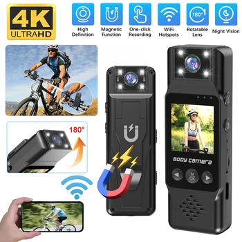 Mini videocamera portatile Wifi 1080P Videoregistratore digitale indossato Polizia Visione notturna BodyCam Videocamera in miniatura a infrarossi