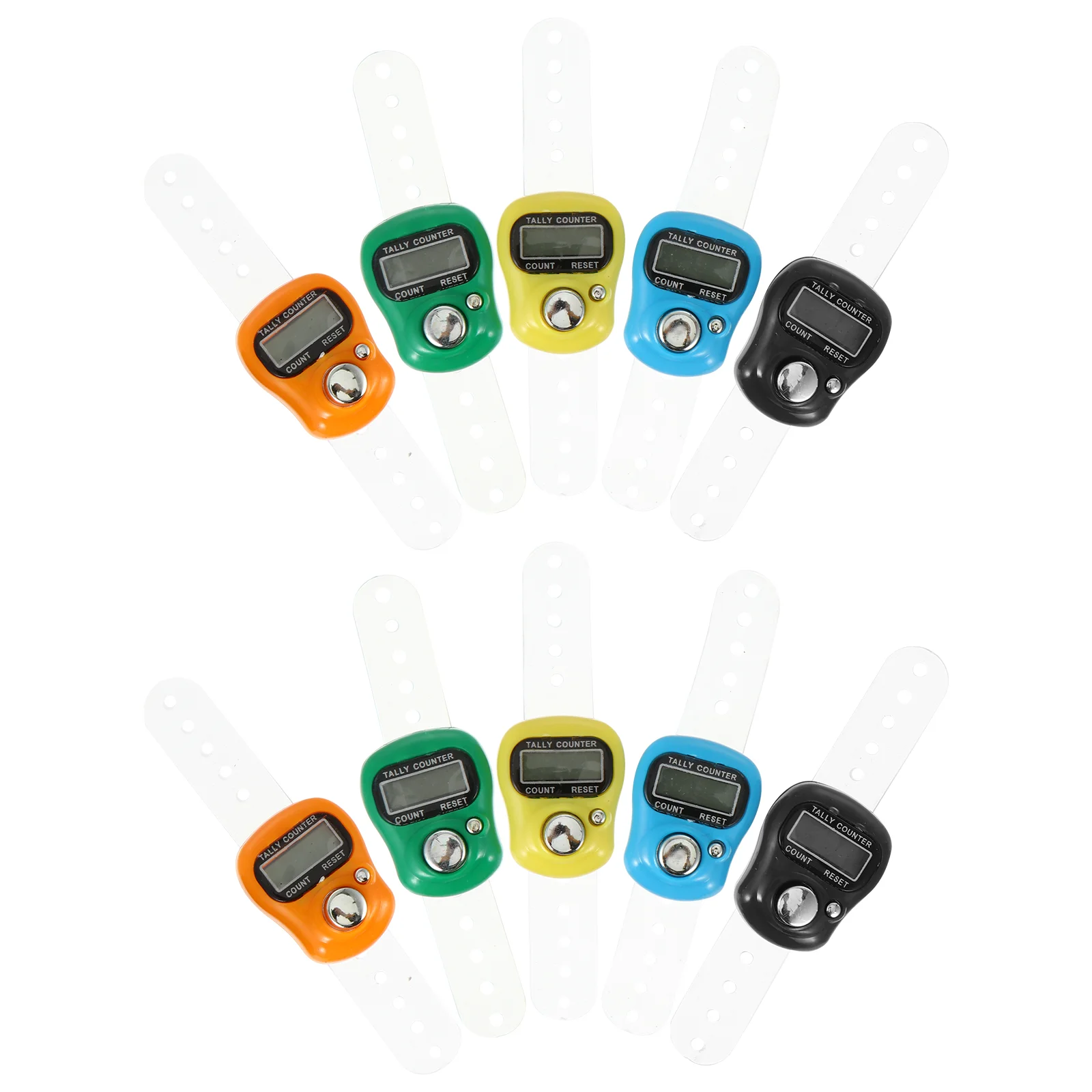 

10 Pcs Digital Display Counter Fitness Mechanic Tool Precision Tools Abs 5 Tally