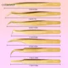Eyelash Extension Tweezers Eyelash Extensions Tools Hair Removal Eyelash tweezer for professional makeup Volume Fans 4