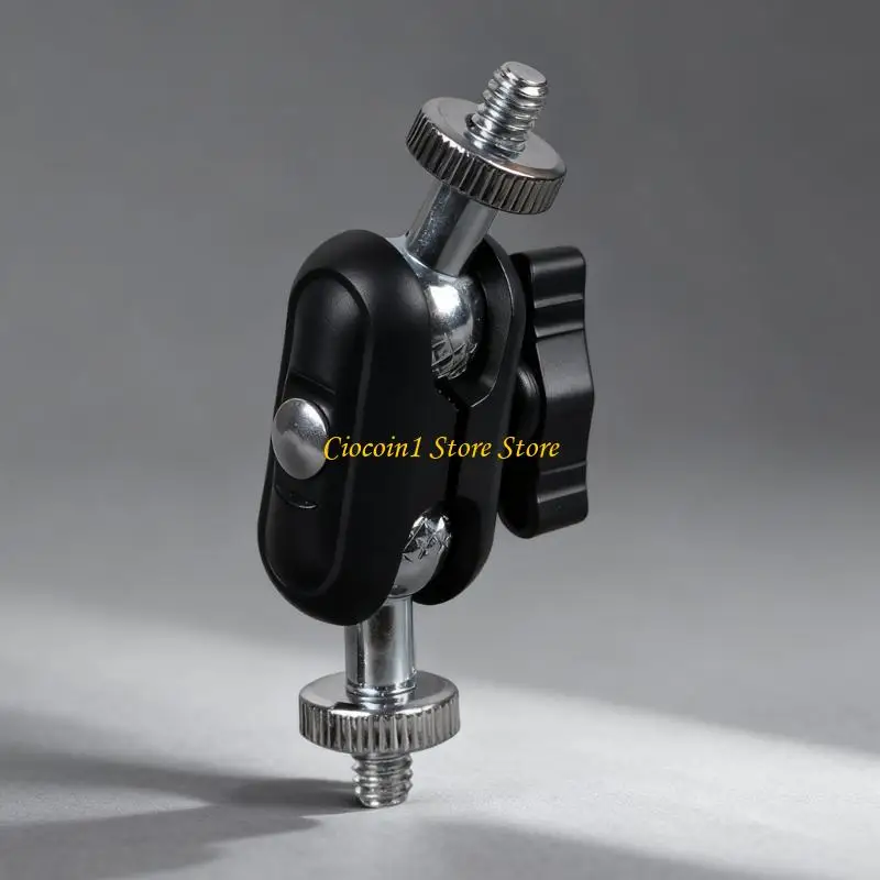 A3PC 고강도 금속 플라스틱 카메라 1/4 더블 볼 데드 어댑터 DIY 프로젝트