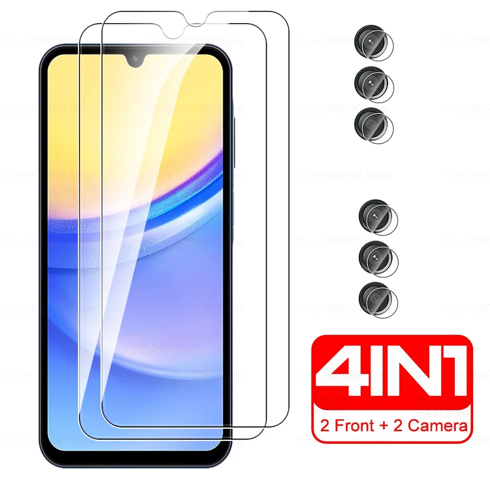 

Защитное закаленное стекло для Samsung Galaxy A15, Samsung A15, 15 А, 15 А, 6,5 дюйма