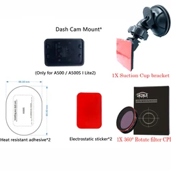 Universal 70mai Dash Cam Mount for Enhanced Stability and Versatility (A500S or cpl support)