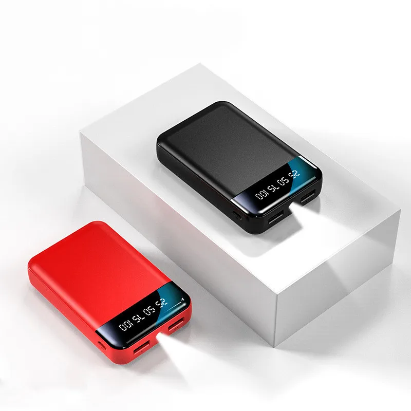 power bank power bank Mini Power Bank 50000mAh Portable External Battery Digital Display Fast Charging Mobilephone Charger for Xiaomi Samsung iPhone powerbanks