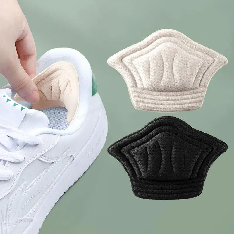 5D Comfort Heel Sticker Shoe Pads Sneaker Men Woman Insoles Anti-wear Feet Heel Protectors Adjust Size Cushion Care Inserts