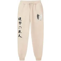 2024 Casual Anime Trousers Men's New Attack on Titan Printed Pants Spring and Autumn Loose Trendy Jogging Sweatpants S-3XL 1