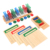 Maths Toys Children Montessori Educational Toy Long Division Learning Material Racks and Tubes Division Kids Wooden Tools