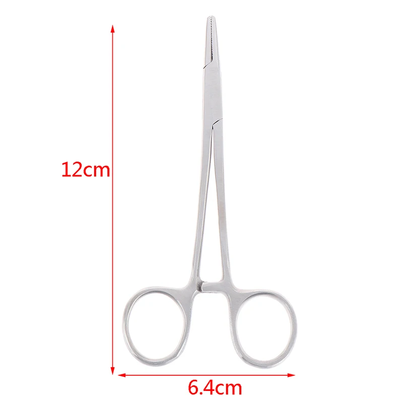Stainless Steel Surgical Needle Clamp Suture Needle Holder Forceps 12cm For Livestock Animal Veterinary Instruments