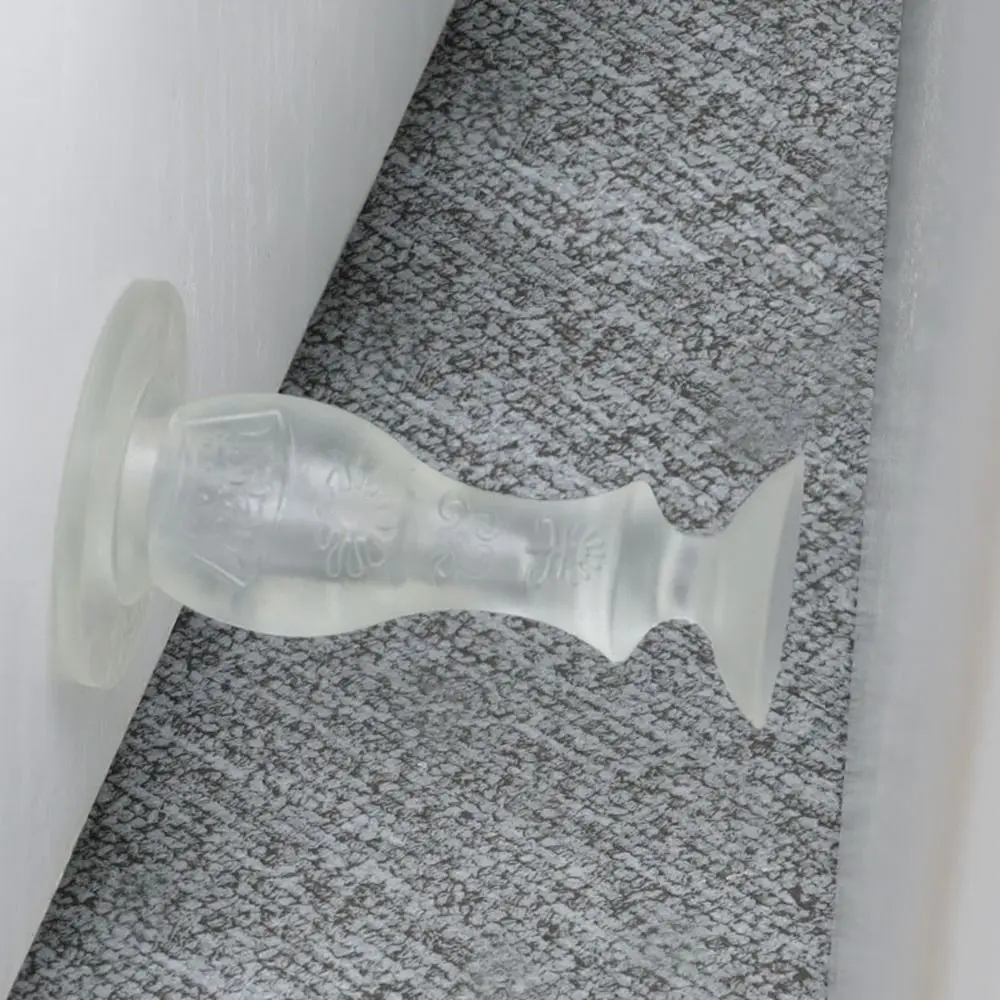 Silicone Wall Protectors Mute Floor Holder Anti Collision Door Stopper Self Adhesive Bedroom Accessories silicone door stopper door stopper bumpers door stopper