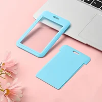 1 Pcs Sliding ID Badge Holder with Clear Window,ID Card Protector for Office,School,Great Gift for Women,Staff,Student 3