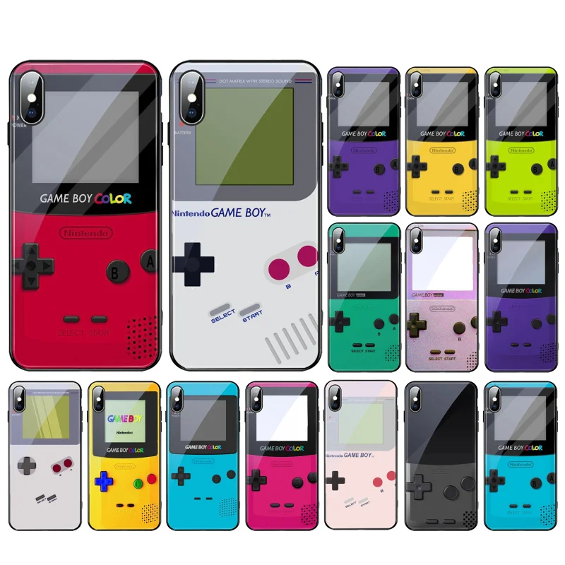 

Game Boy Color Glass phone case For Samsung Galaxy S23 S22 S21 S20 Ultra S20 S22 S21 S20FE A52 A33 A13 A32