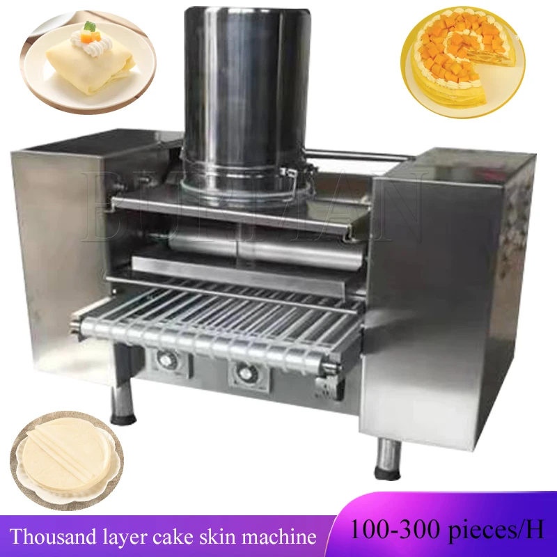 

2023 New Automatic Thousand Layer Cake Skin Making Machine Melaleuca Commercial Use