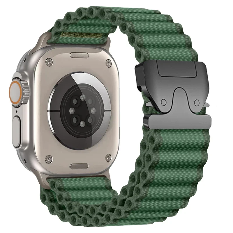ตัวเลือกสินค้า สายนาฬิกาไนลอนยืดหยุ่น สำหรับ Apple Watch ทุกรุ่น