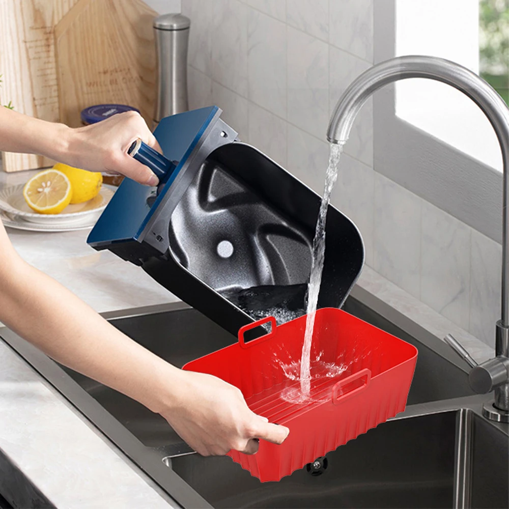 Air Fryer Liners Reusable Silicone Baking Tray For Air Fryers