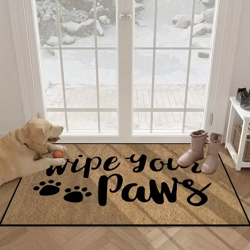 Door mat Crystal velvet door mat bathroom non-slip mat balcony mat wear-resistant dirt-resistant easy care home decoration