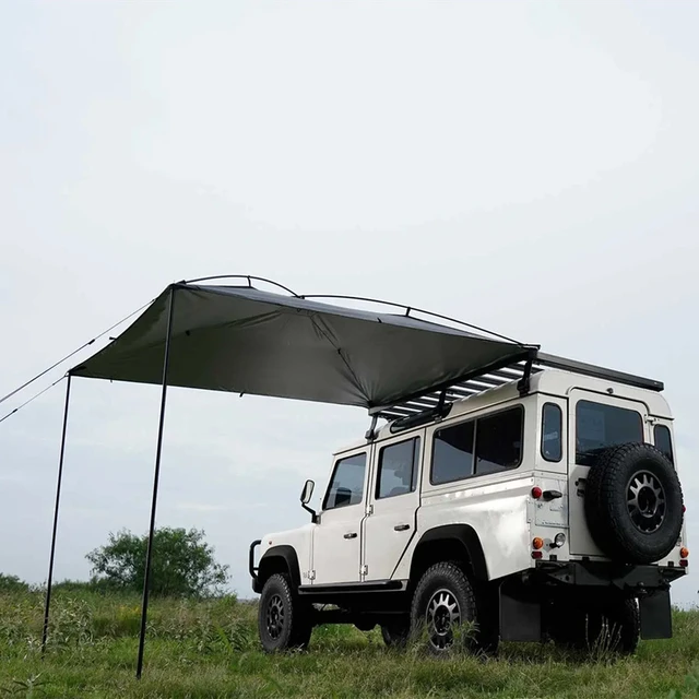 Tente de poteau en aluminium et fer pour voiture, auvent latéral