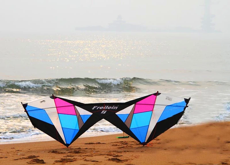 free shipping Freilein kites factory quad line stunt kite ripstop nylon kites for adults professional power kite line winder fun 3