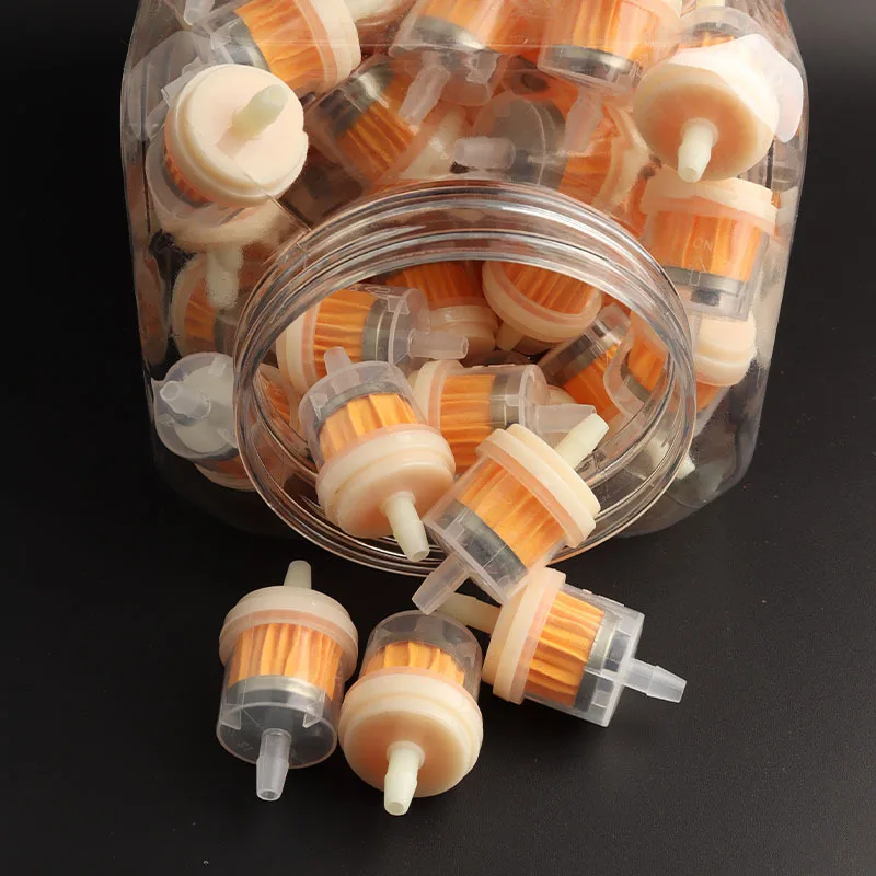 Motorcycle Fuel Filter 10PCS Universal Motorcycle Fuel Filter Engine Inline Carb Gasoline Fuel Gas Filter Motorbike Motor Oil Filters