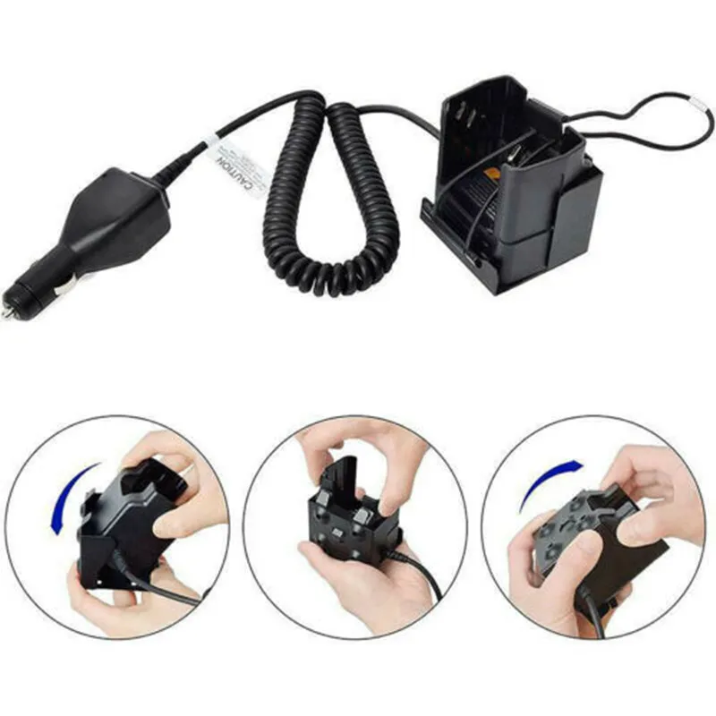 KVC-13 Travel Car Walkie Charger For TK380 TK2100 TK290 TK390 TK280 TK480 TK190 Two Way Radio