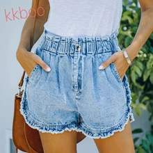 

2022 Women Fashion Ripped High Waisted Tassel Denim Shorts Vintage Hole Summer Casual Pocket Short Jeans Ladies Hot Pants Shorts