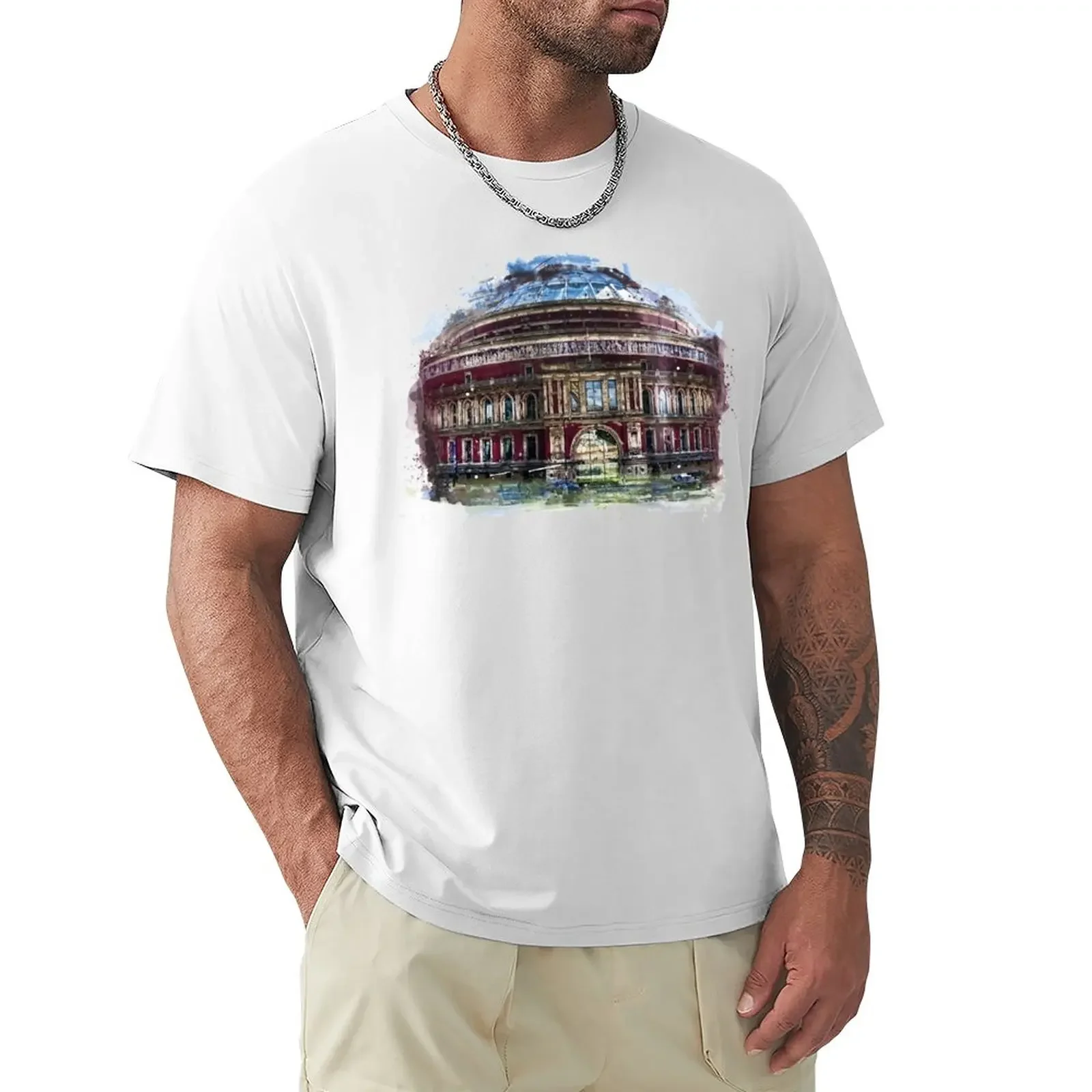 Royal Albert Hall - London T-Shirt Oversize Moda Coreana Abbigliamento Uomo