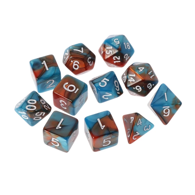 11  D4 D6 D8 D10 D12 D20  ֻ, RPG DND D & D Ʈ