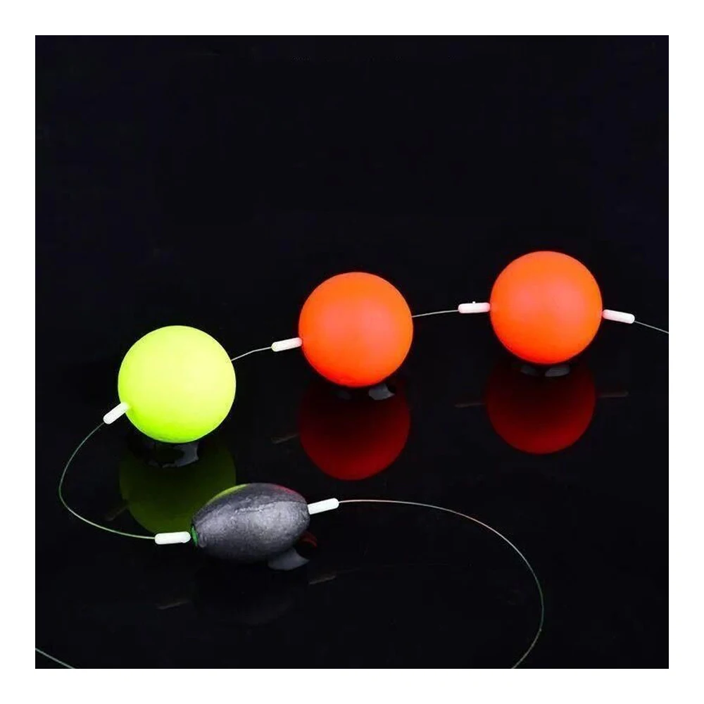 Bola flotante de espuma EPS, boya esférica modificada, llamativa, colores brillantes, 1 #-10 #