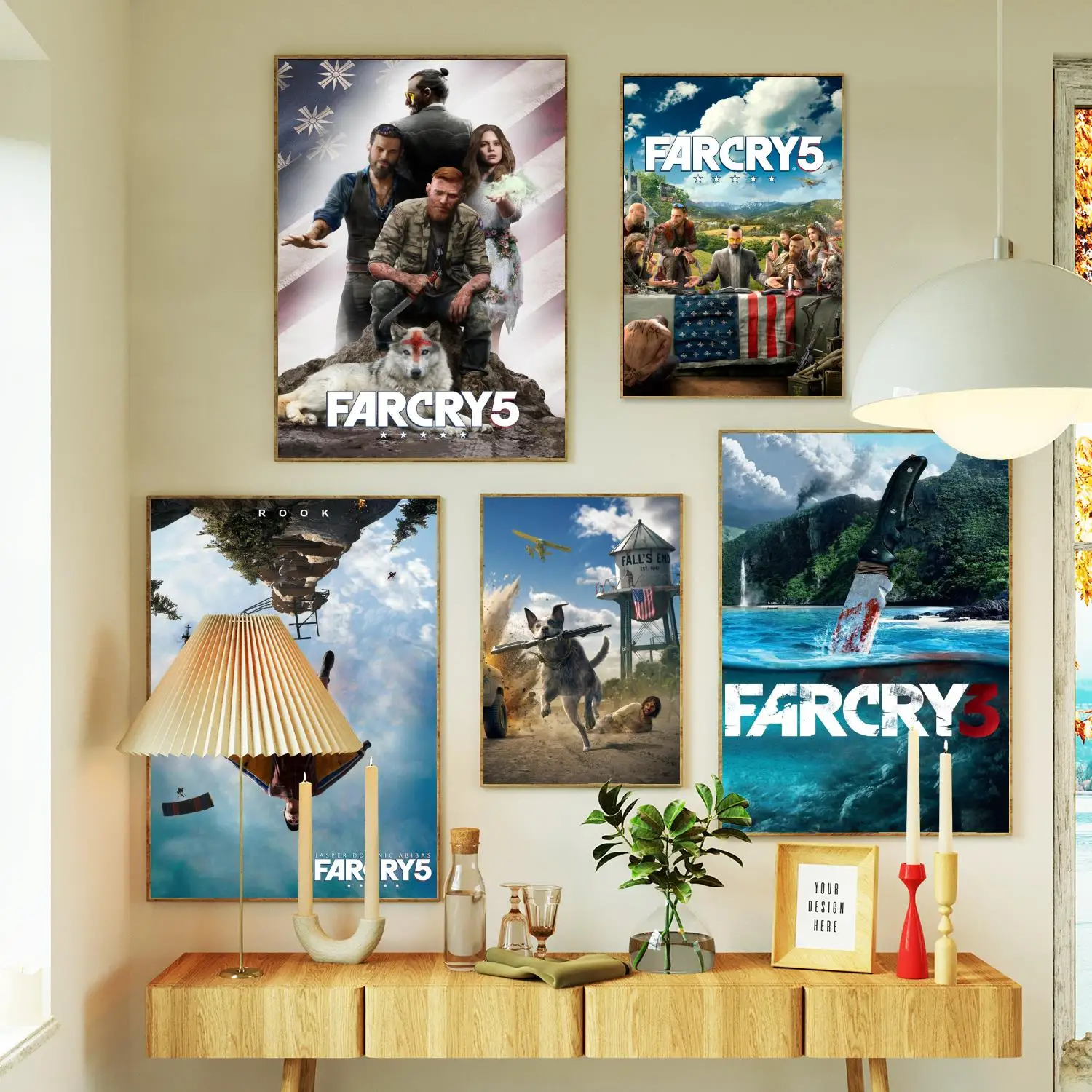 Far Cry 6 New Dawn Videogioco Canvas Painting Poster Stampe Wall Art Poster Per Modern Family Living Room Home Decor