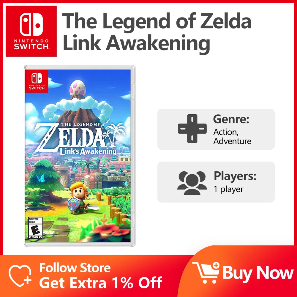 The Legend Of Zelda Link Awakening Nintendo Switch Games Action
