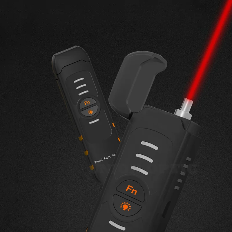 B3S Visual Fault Locator Optical Fiber Red Light Pen for Network Cable Test Optic Source Tester Detector Meter 30mW 20KM VFL